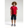 ERKEK ÇOCUK BERMUDA TAKIM - KIRMIZI
