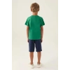 ERKEK ÇOCUK BERMUDA TAKIM - ÇAM YEŞİLİ