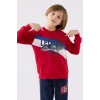 ERKEK ÇOCUK ESOFMAN TAKIM - KIRMIZI