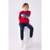 ERKEK ÇOCUK ESOFMAN TAKIM - KIRMIZI