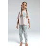 KIZ ÇOCUK PIJAMA TAKIMI - PUDRA