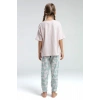 KIZ ÇOCUK PIJAMA TAKIMI - PUDRA