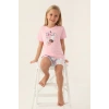ARNETTA ANNE KIZ SORT TAKIM - TOZ PEMBE