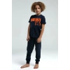 ERKEK ÇOCUK PIJAMA TAKIMI - LACIVERT