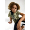 ERKEK ÇOCUK BERMUDA TAKIM - ÇAY YESILI