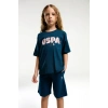KIZ GARSON BERMUDA TAKIM - UZAY