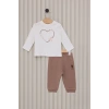 US POLO KIZ BEBEK 3LU TAKIM - VİZON