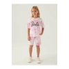 BARBIE KIZ ÇOCUK BERMUDA TAKIM - ORKİDE