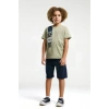 ERKEK ÇOCUK BERMUDA TAKIM - ÇAY YEŞİLİ