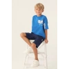 ERKEK ÇOCUK BERMUDA TAKIM - COBALT