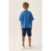 ERKEK ÇOCUK BERMUDA TAKIM - COBALT