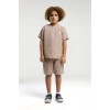 ERKEK ÇOCUK BERMUDA TAKIM - KUM