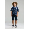 ERKEK ÇOCUK BERMUDA TAKIM - LACİVERT