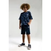 ERKEK ÇOCUK BERMUDA TAKIM - LACİVERT