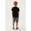 ERKEK ÇOCUK BERMUDA TAKIM - SİYAH
