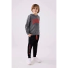 ERKEK ÇOCUK EŞOFMAN TAKIM - ANTRASİT MELANJ