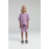 KIZ ÇOCUK BERMUDA TAKIM - MAUVE