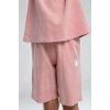 KIZ ÇOCUK BERMUDA TAKIM - RETRO PEMBE