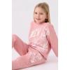 KIZ ÇOCUK EŞOFMAN TAKIM - RETRO PEMBE