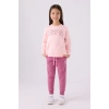 KIZ ÇOCUK EŞOFMAN TAKIMI - Pembe