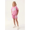 KIZ ÇOCUK ŞORT TAKIM - ROSE