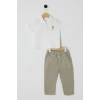 U.S POLO ASSN ERKEK BEBEK 2Lİ TAKIM - Beyaz