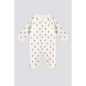 ERKEK BEBEK PATİKSİZ TULUM - KREM