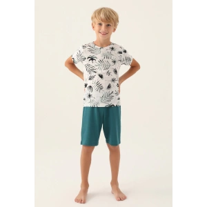 ARNETTA BABA OĞUL BERMUDA TAKIM - KREM