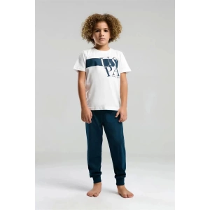 ERKEK ÇOCUK PİJAMA TAKIMI - Beyaz