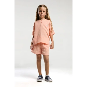 KIZ GARSON ŞORT TAKIM - GÜL KURUSU