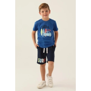 ERKEK ÇOCUK BERMUDA TAKIM - COBALT
