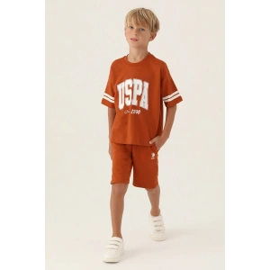 ERKEK ÇOCUK BERMUDA TAKIM - TURUNCU