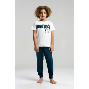 ERKEK ÇOCUK PİJAMA TAKIMI - Beyaz