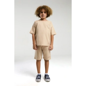 ERKEK ÇOCUK BERMUDA TAKIM - BEJ