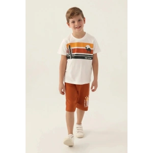 ERKEK ÇOCUK BERMUDA TAKIM - BEJ