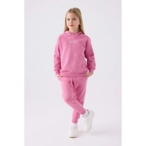 KIZ ÇOCUK EŞOFMAN TAKIM - TAŞ