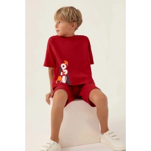 ERKEK ÇOCUK BERMUDA TAKIM - KIRMIZI