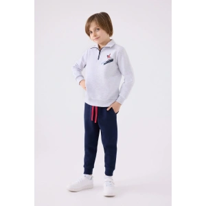 ERKEK ÇOCUK EŞOFMAN TAKIM - KAR MELANJ