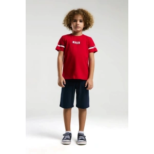 ERKEK ÇOCUK BERMUDA TAKIM - KIRMIZI