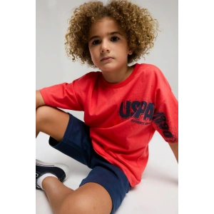 ERKEK ÇOCUK BERMUDA TAKIM - Nar