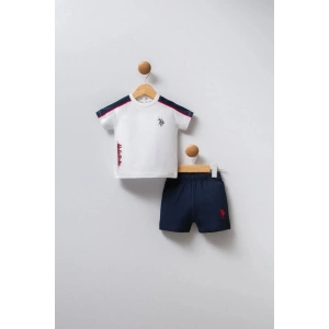 U.S POLO ASSN ERKEK BEBEK 2Lİ TAKIM - BEYAZ/KIRMIZI