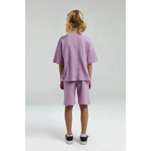 KIZ ÇOCUK BERMUDA TAKIM - MAUVE