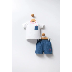 U.S POLO ASSN ERKEK BEBEK 2Lİ TAKIM - Beyaz