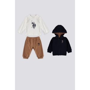 ERKEK BEBEK 3 LÜ TAKIM - LACİVERT