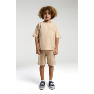 ERKEK ÇOCUK BERMUDA TAKIM - BEJ