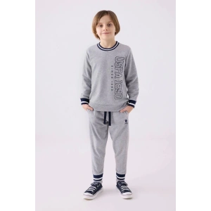 ERKEK ÇOCUK EŞOFMAN TAKIMI - GRİ MELANJ