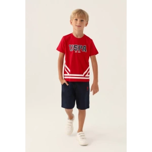 ERKEK GARSON BERMUDA TAKIM - KIRMIZI