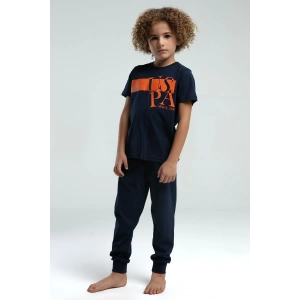 ERKEK GARSON PİJAMA TAKIMI - LACİVERT