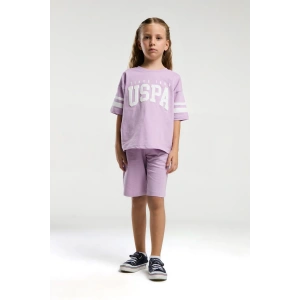 KIZ ÇOCUK BERMUDA TAKIM - MAUVE