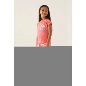 KIZ ÇOCUK KAPRİ TAKIM - AÇIK İNDİGO